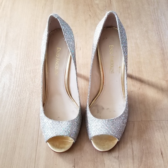 enzo angiolini sparkle heels